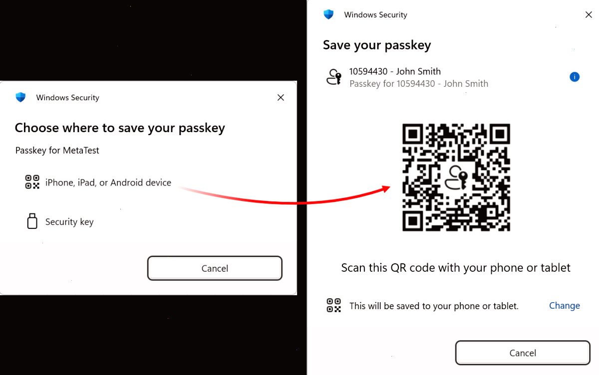 创建 Passkey